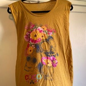 Disney Pixar’s Coco  women’s tee tank size Large